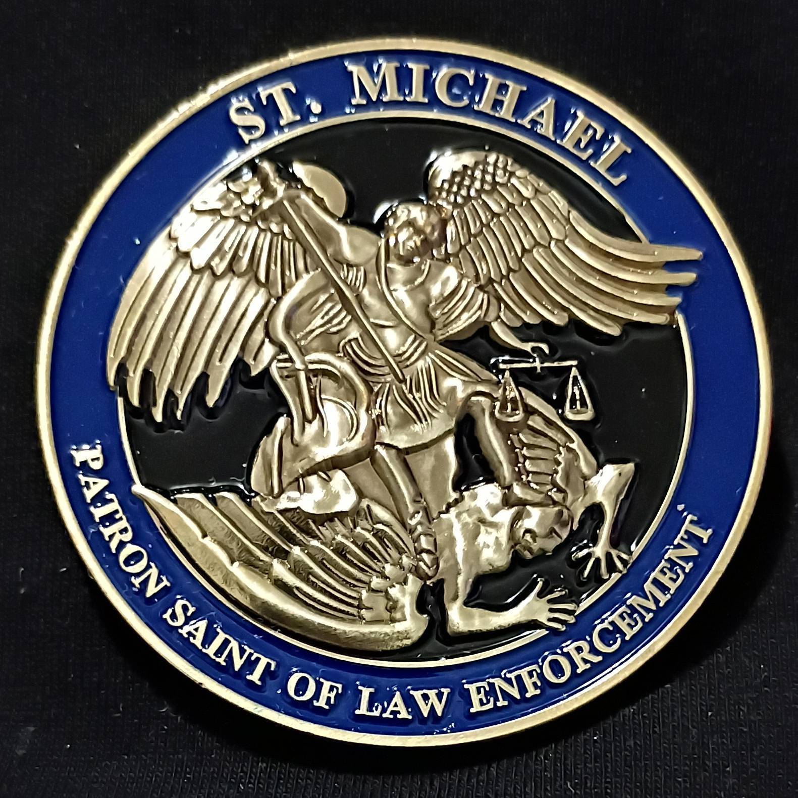 Weehawken Police Department Challenge Coin — back