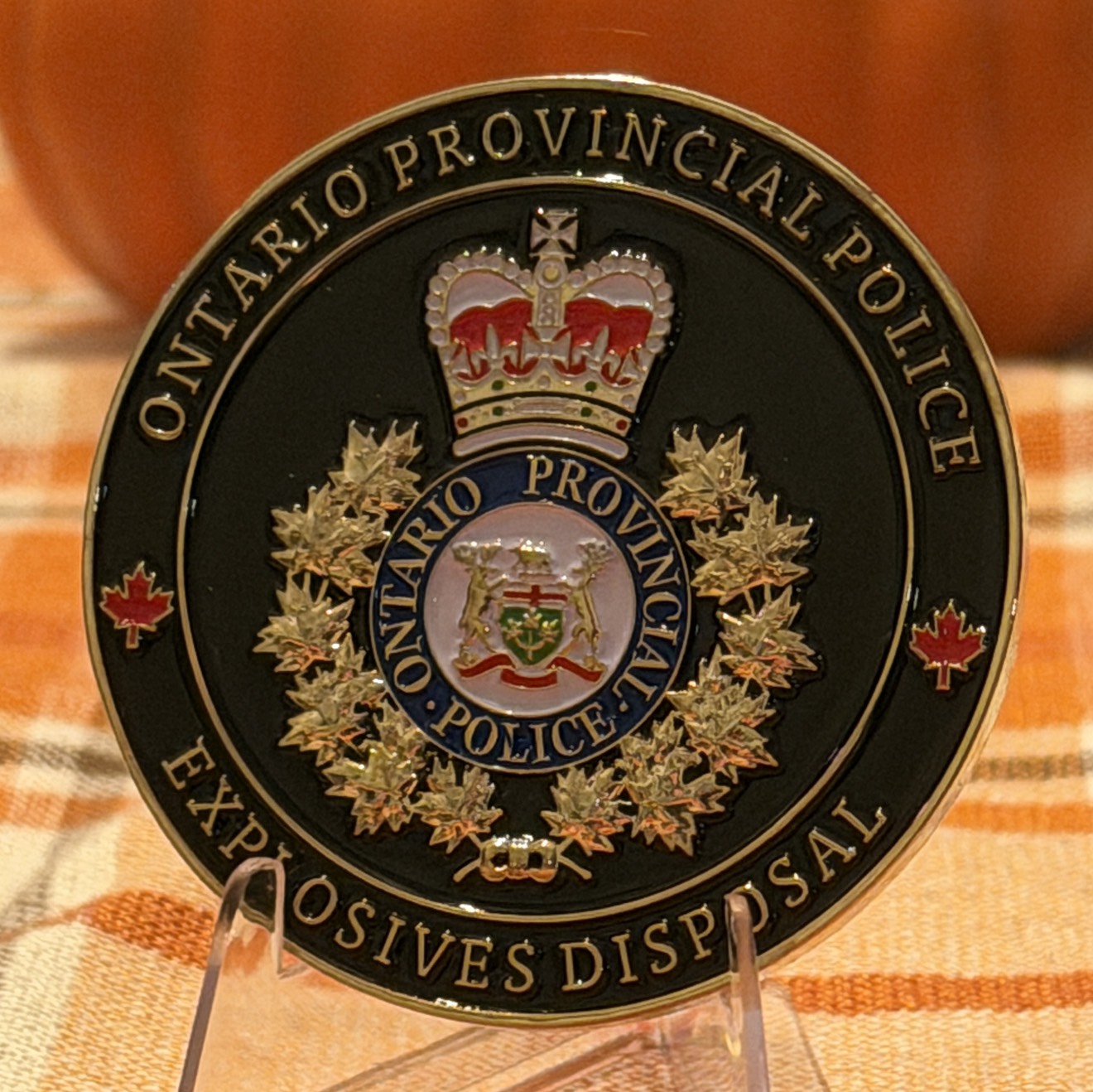 Ontario Provincial Police Bomb Disposal — back