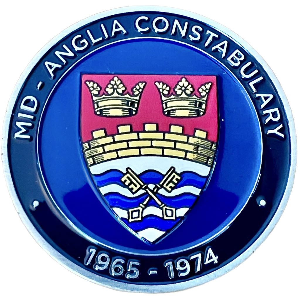 Cambridgeshire Constabulary 50th Anniversary Challenge Coin — front