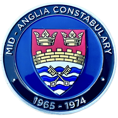 Cambridgeshire Constabulary 50th Anniversary Challenge Coin