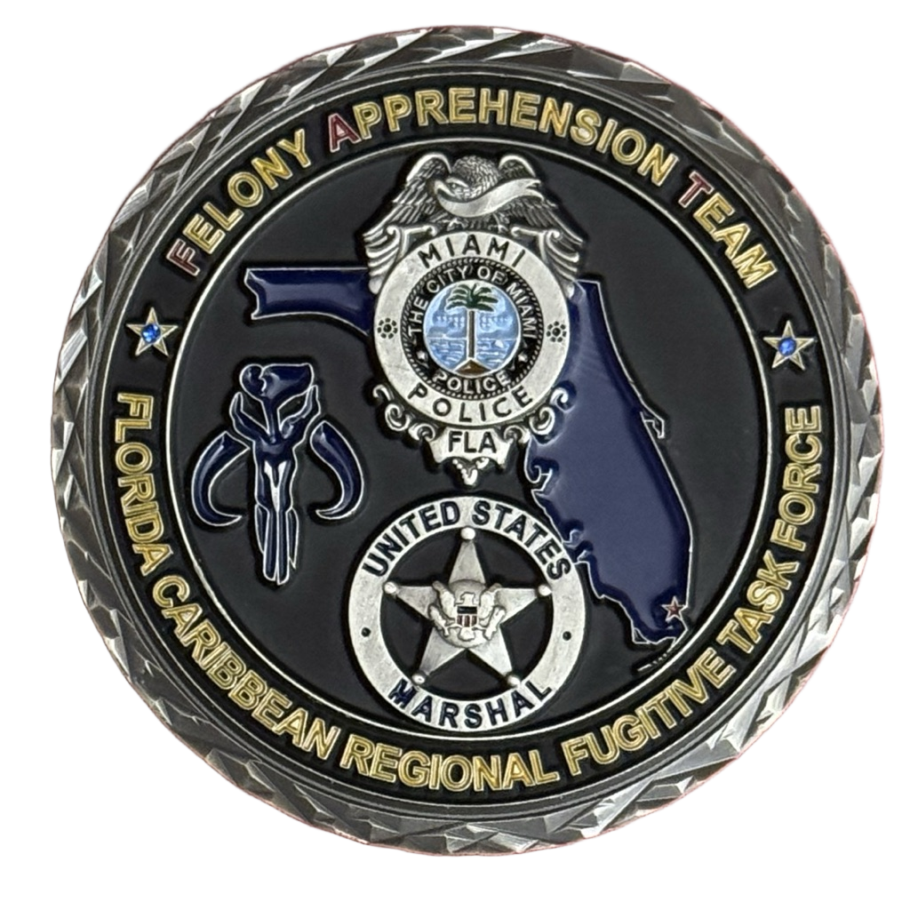 US Marshal Service Miami Police Felony Apprehension Team — back