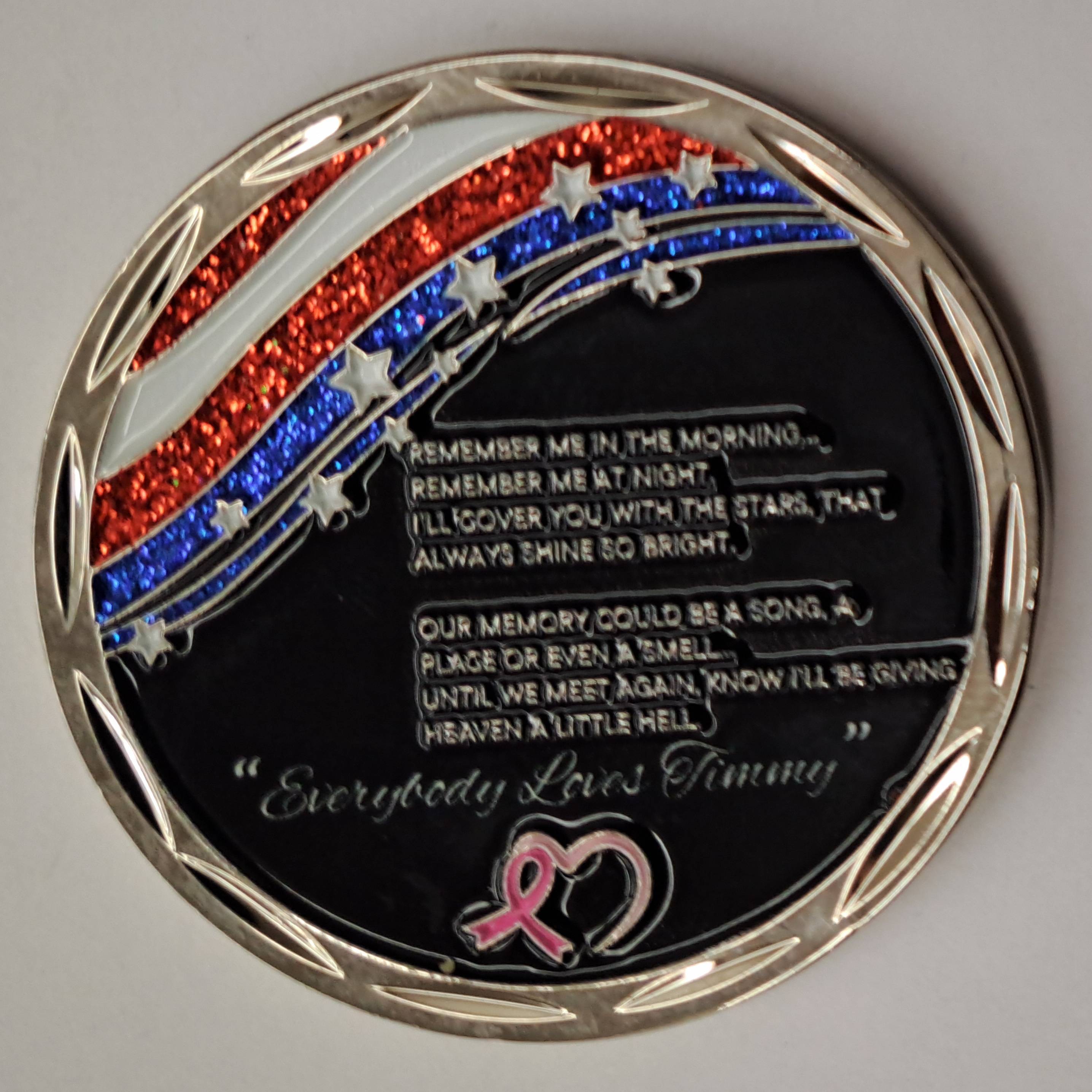 Memorial Coin — back