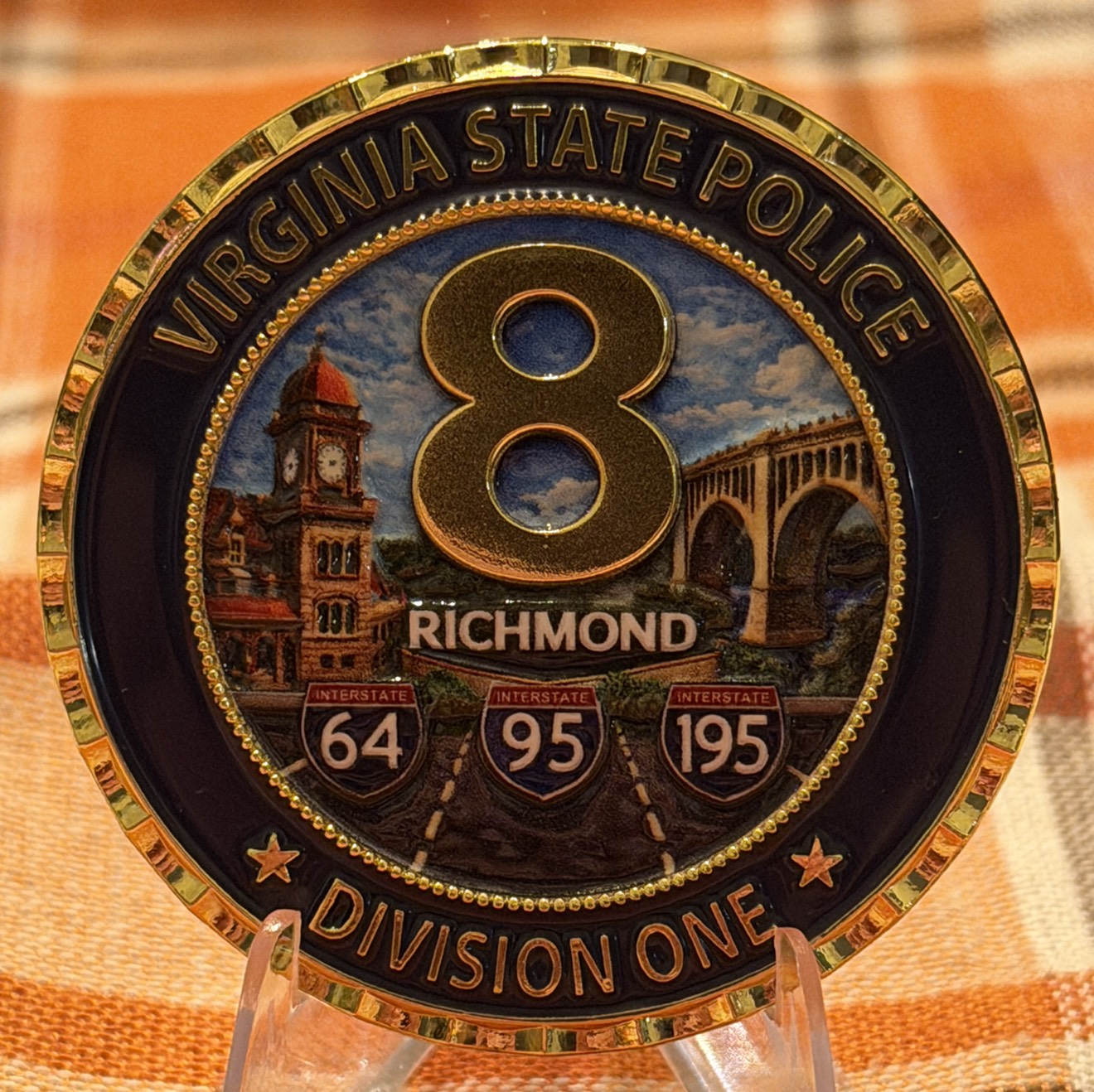 Virginia State Police Division 1 Area 8 — front
