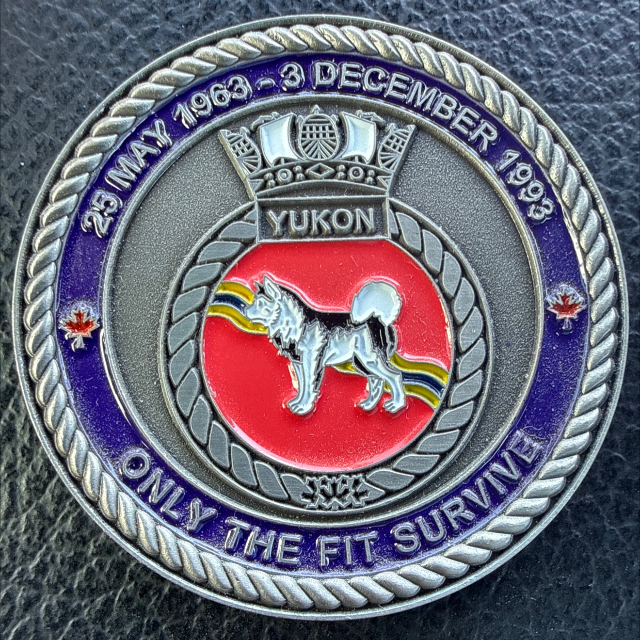 HMCS Yukon — front