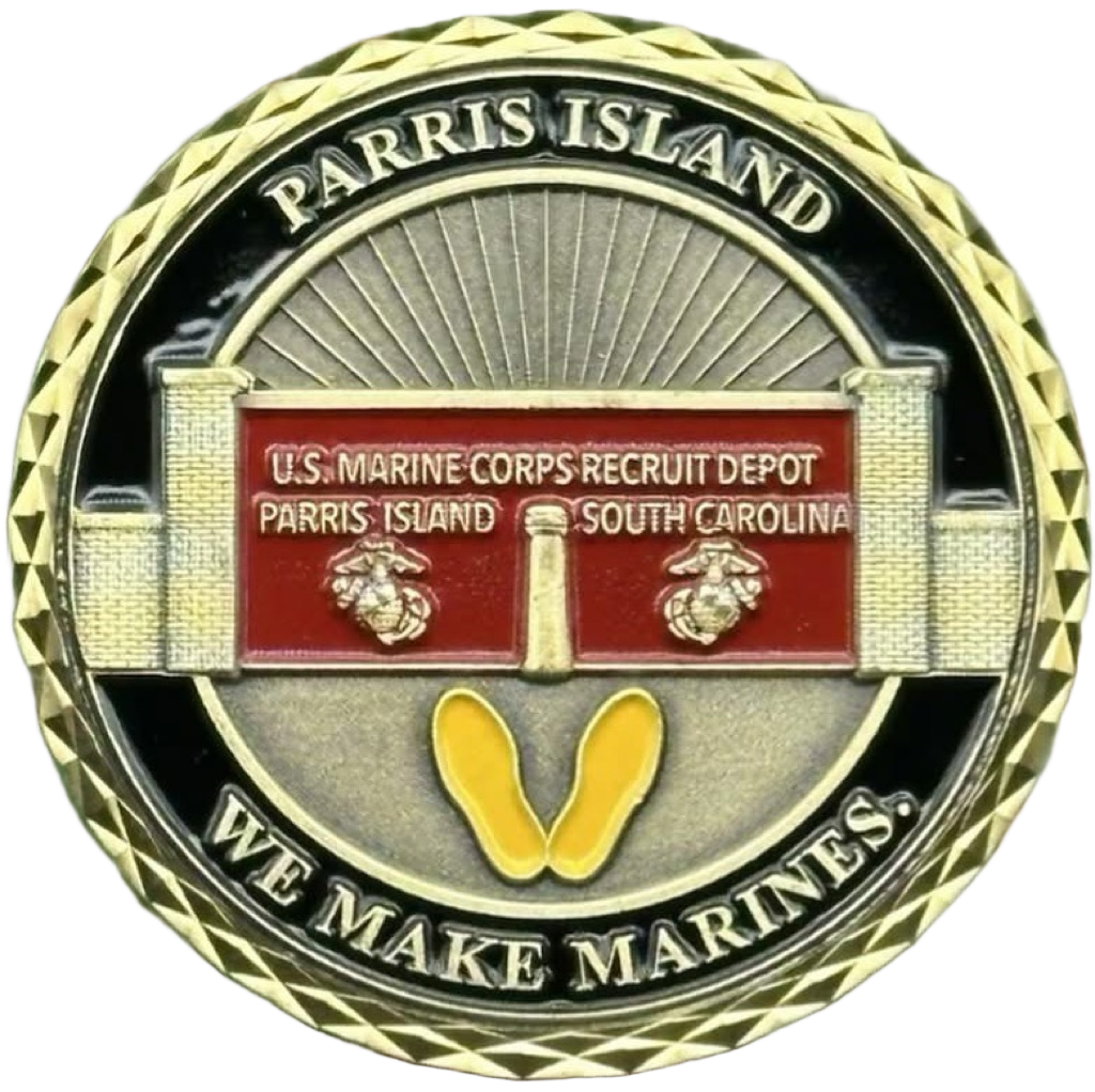 UNITED STATES MARINE CORPS RECRUIT DEPOT PARRIS ISLAND, SOUTH CAROLINA — front