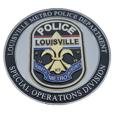 Louisville Meteo Police Department Special Operations Division Coin