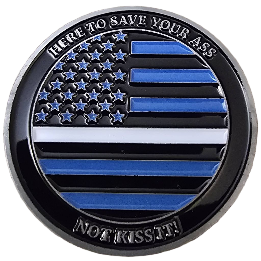 EMS/Paramedic Challenge Coin — back