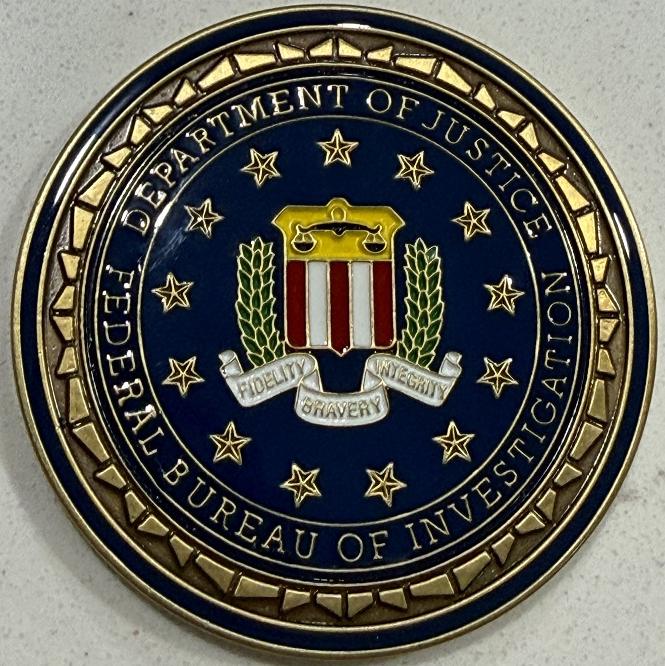 FBI DOJ — back