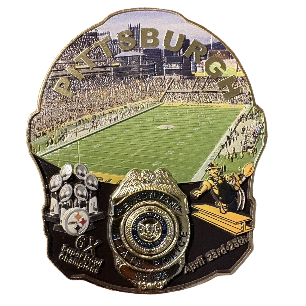 2026 Pennsylvania State Police Draft Helmet — back