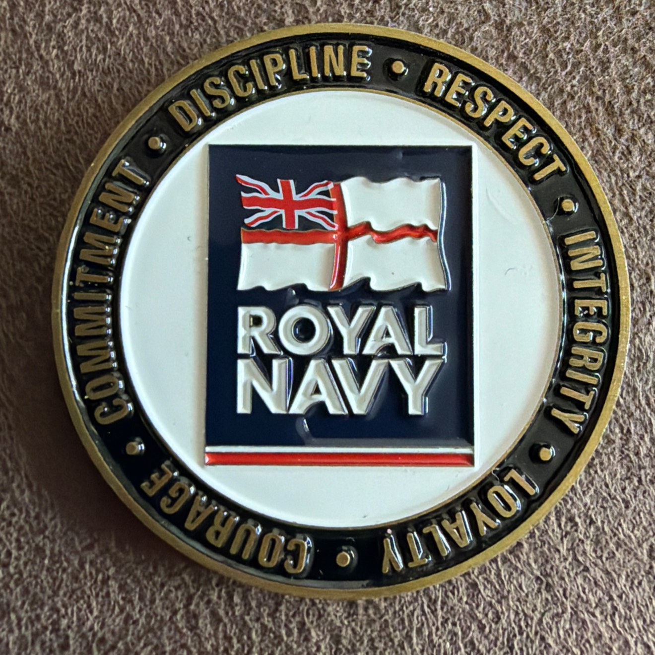 HMS Raleigh passed for duty — front