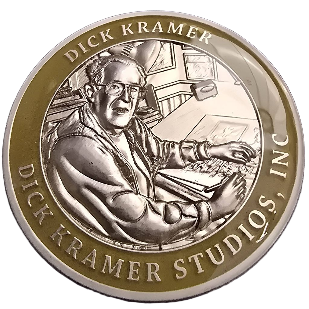 Dick Kramer coin 13 in a series of 15 Tactical K-9 — back