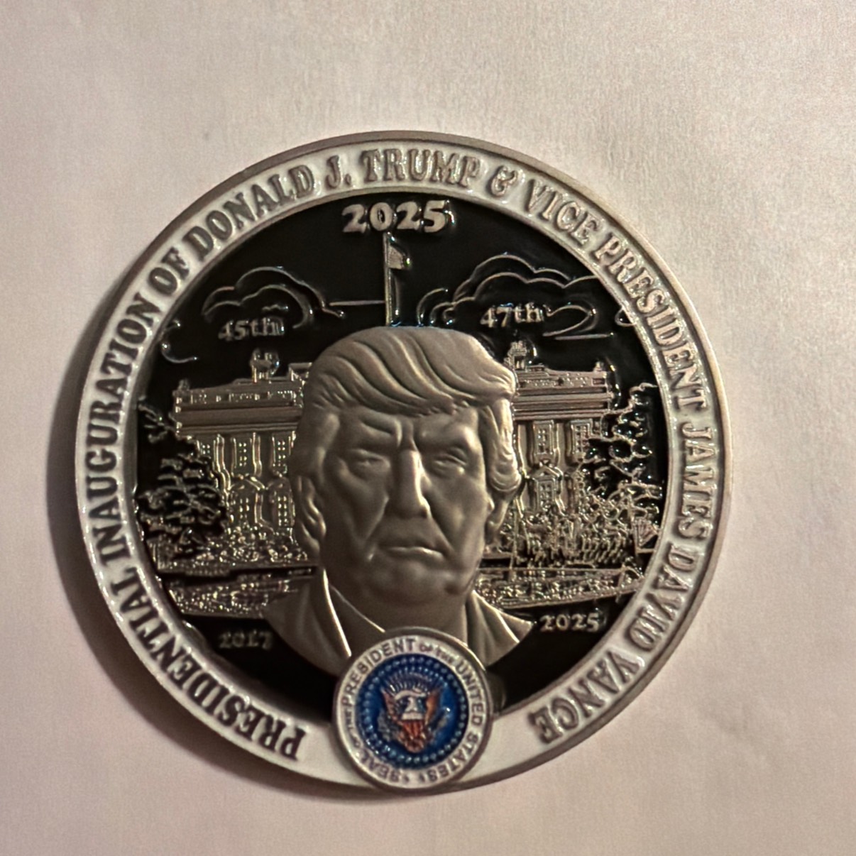 Trump — back