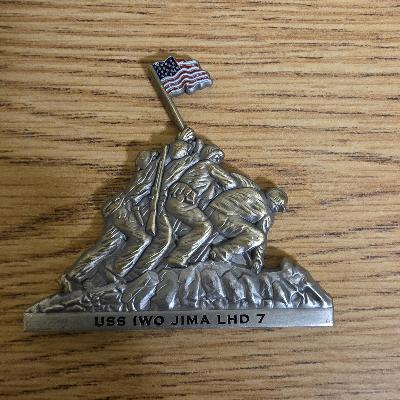 USS Iwo Jima coin