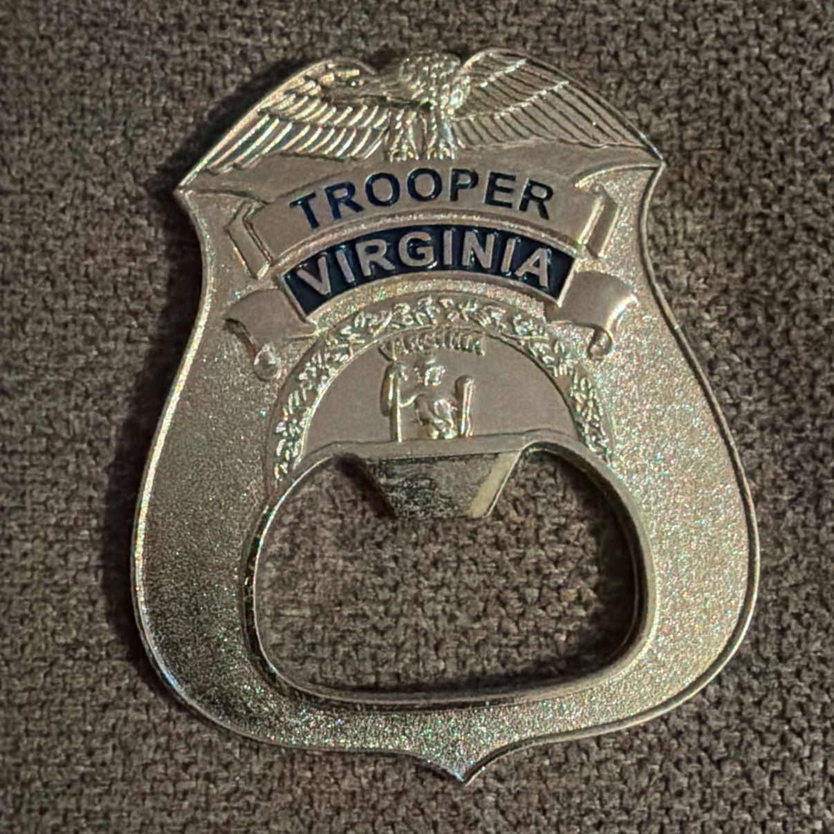 Agent/Trooper  bottle opener — back
