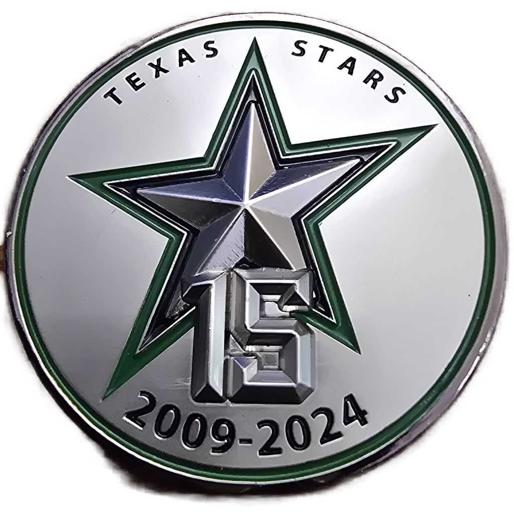 Texas Stars 15 years coin 2009-2024 — back