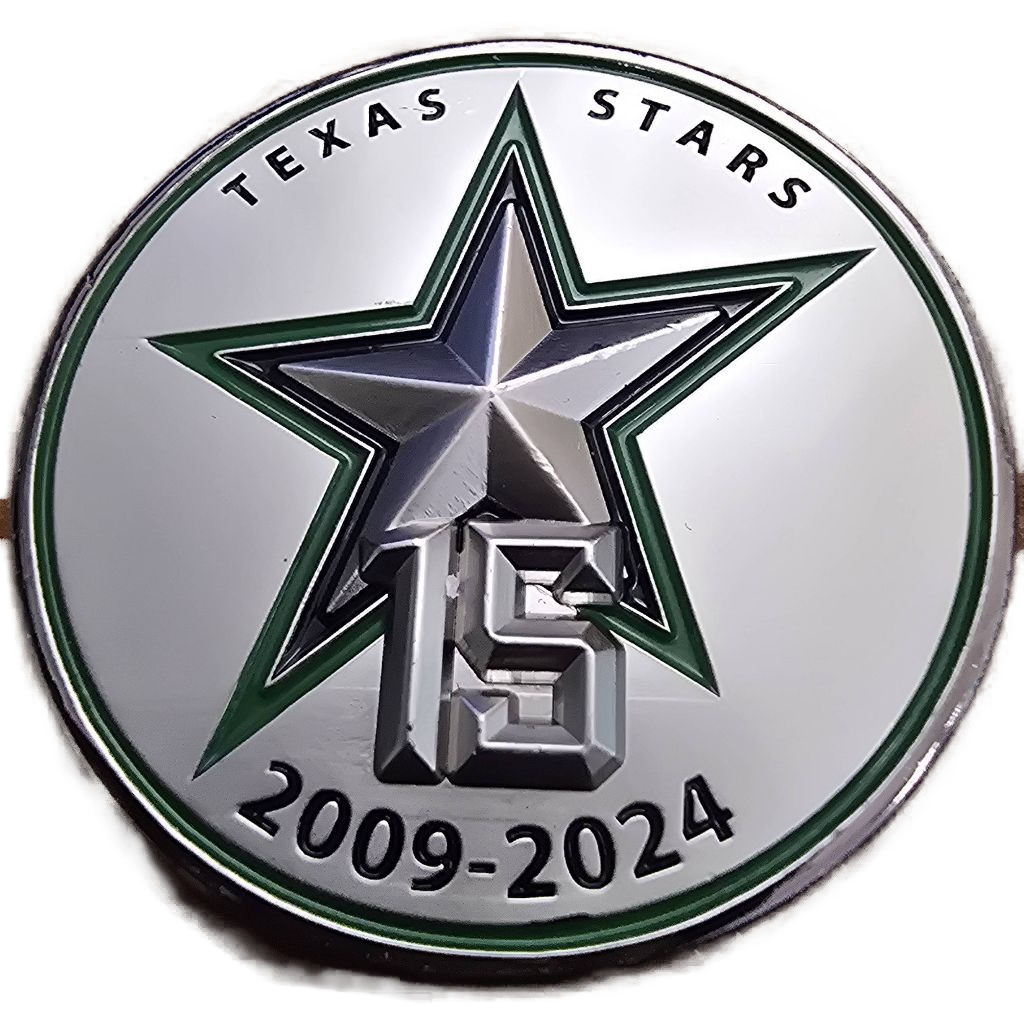 Texas Stars 15 years coin 2009-2024 — front