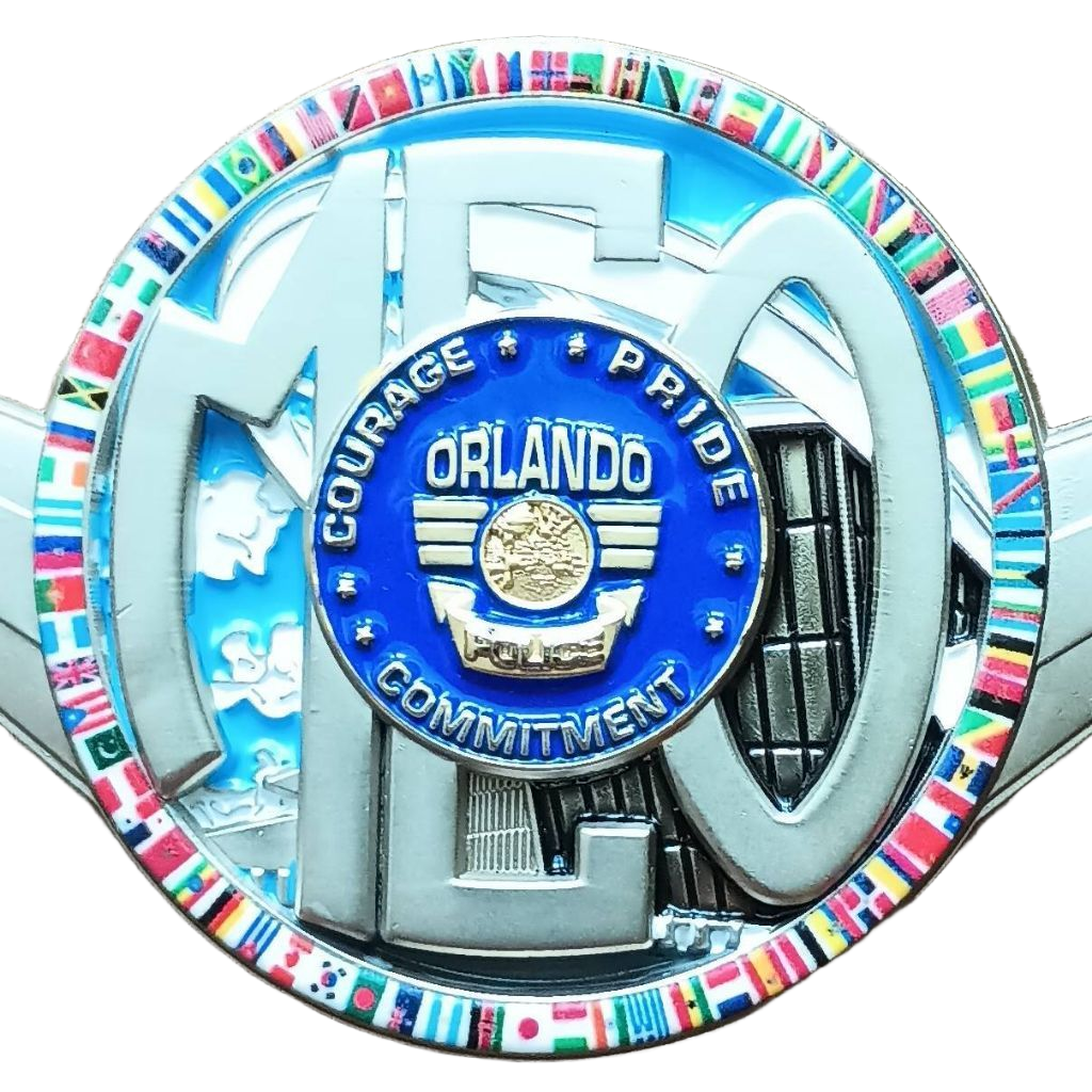 Orlando Police Department Challenge Coin — back