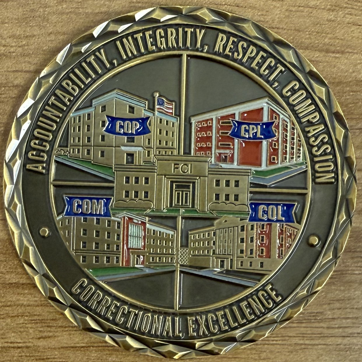 Federal Bureau of Prisons FCC Coleman, FL — back