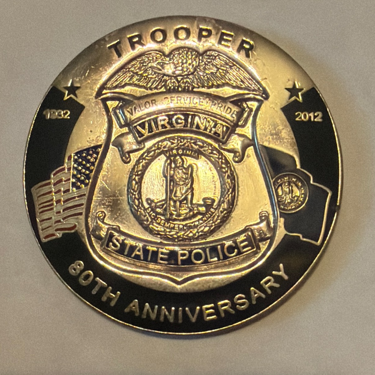 80th anniversary — front