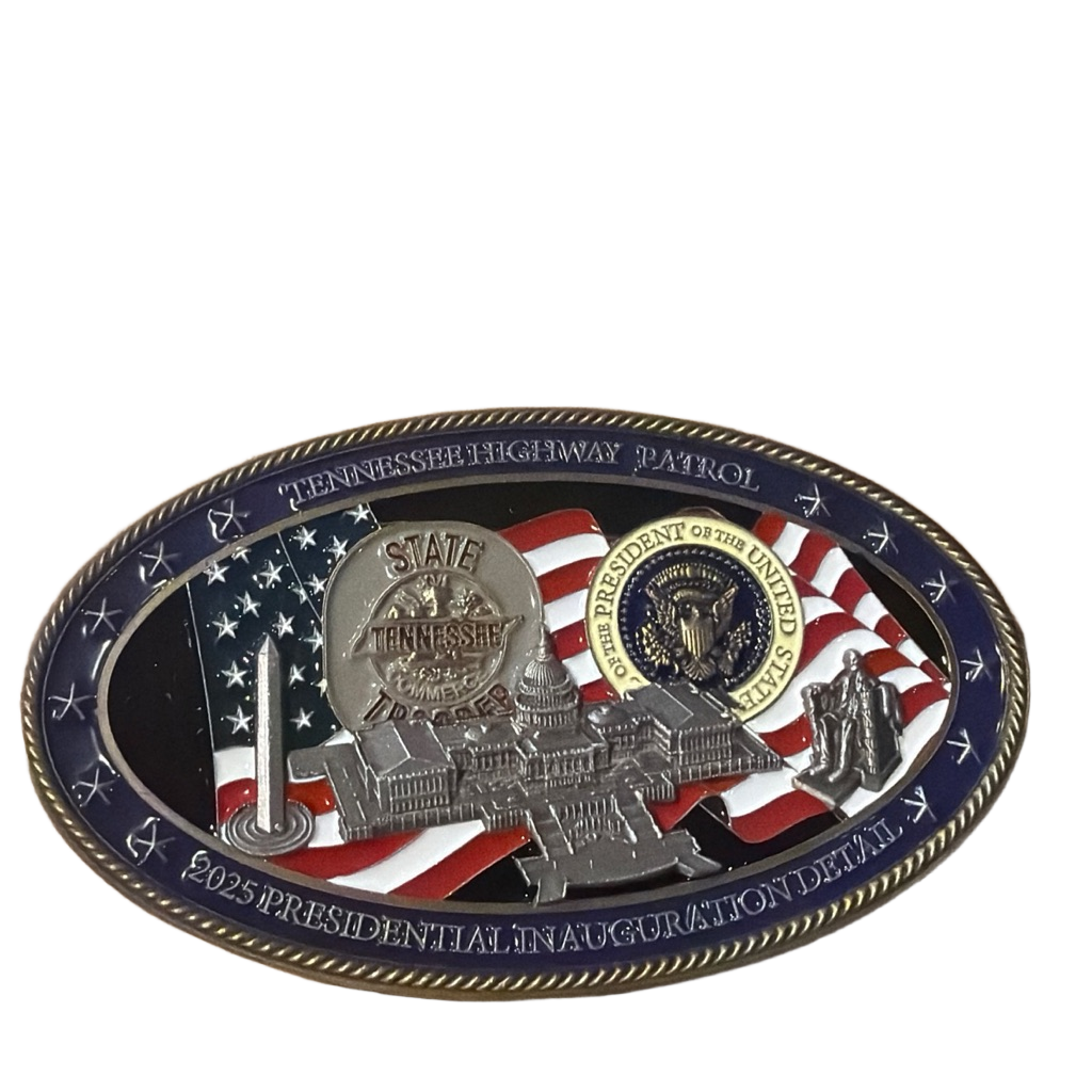 2025 Presidential Inauguration Detail TN Highway Patrol — back