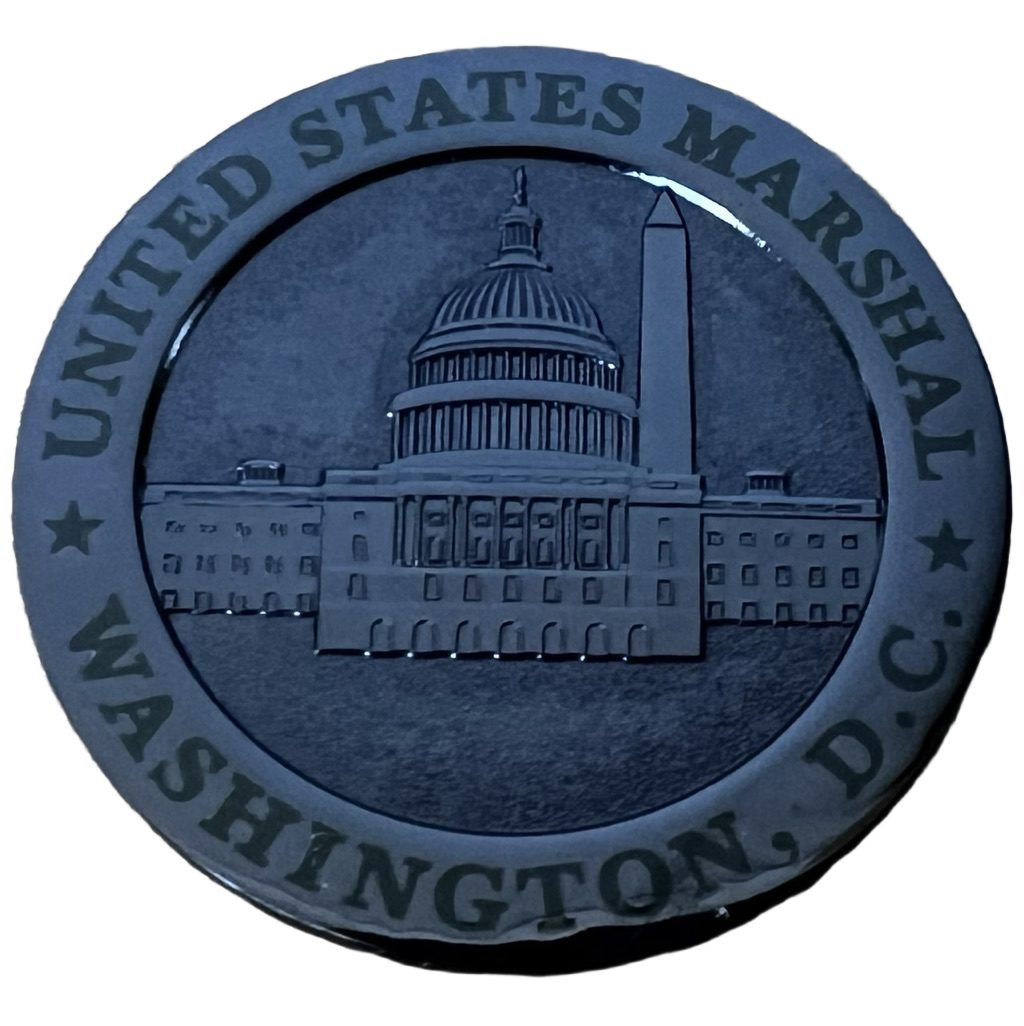 United States Marshal Service Challenge Coin — back