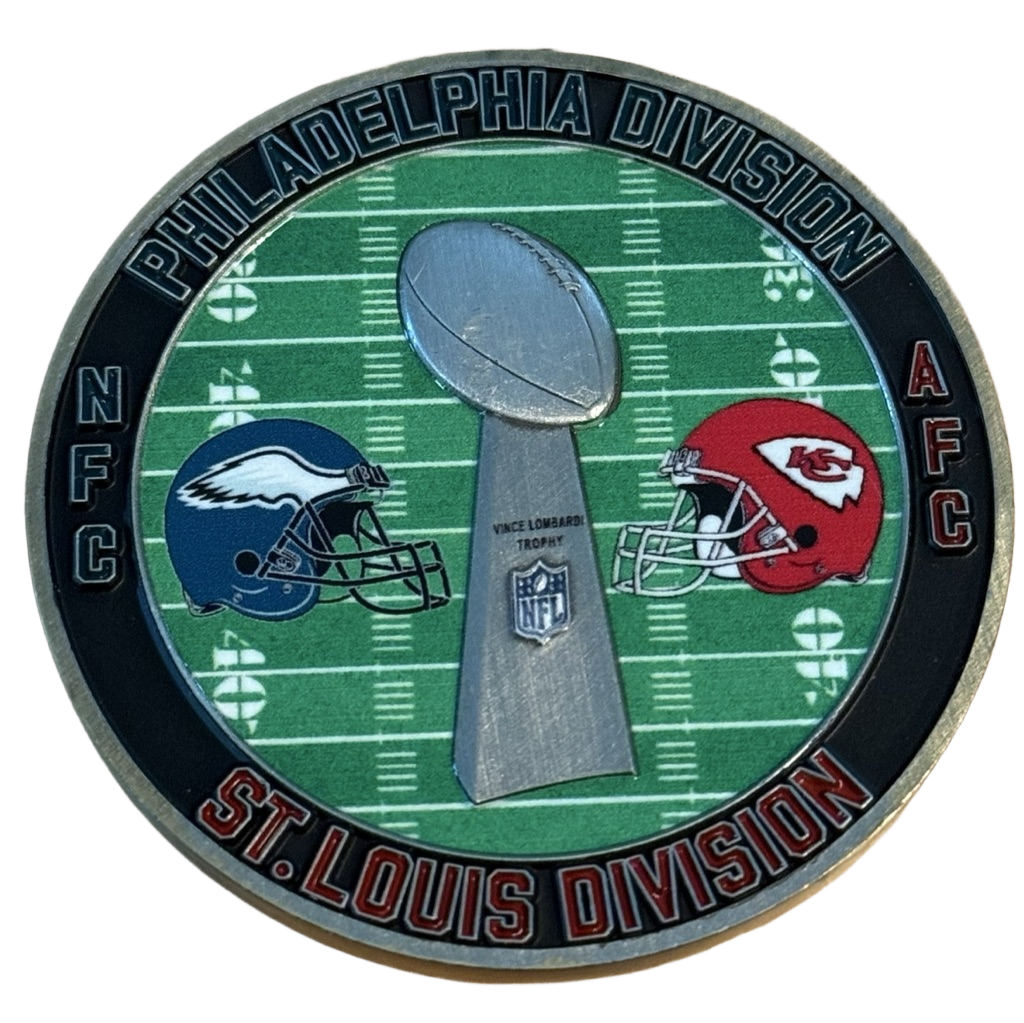 DEA New Orleans Division Super Bowl LIX Challenge Coin — back