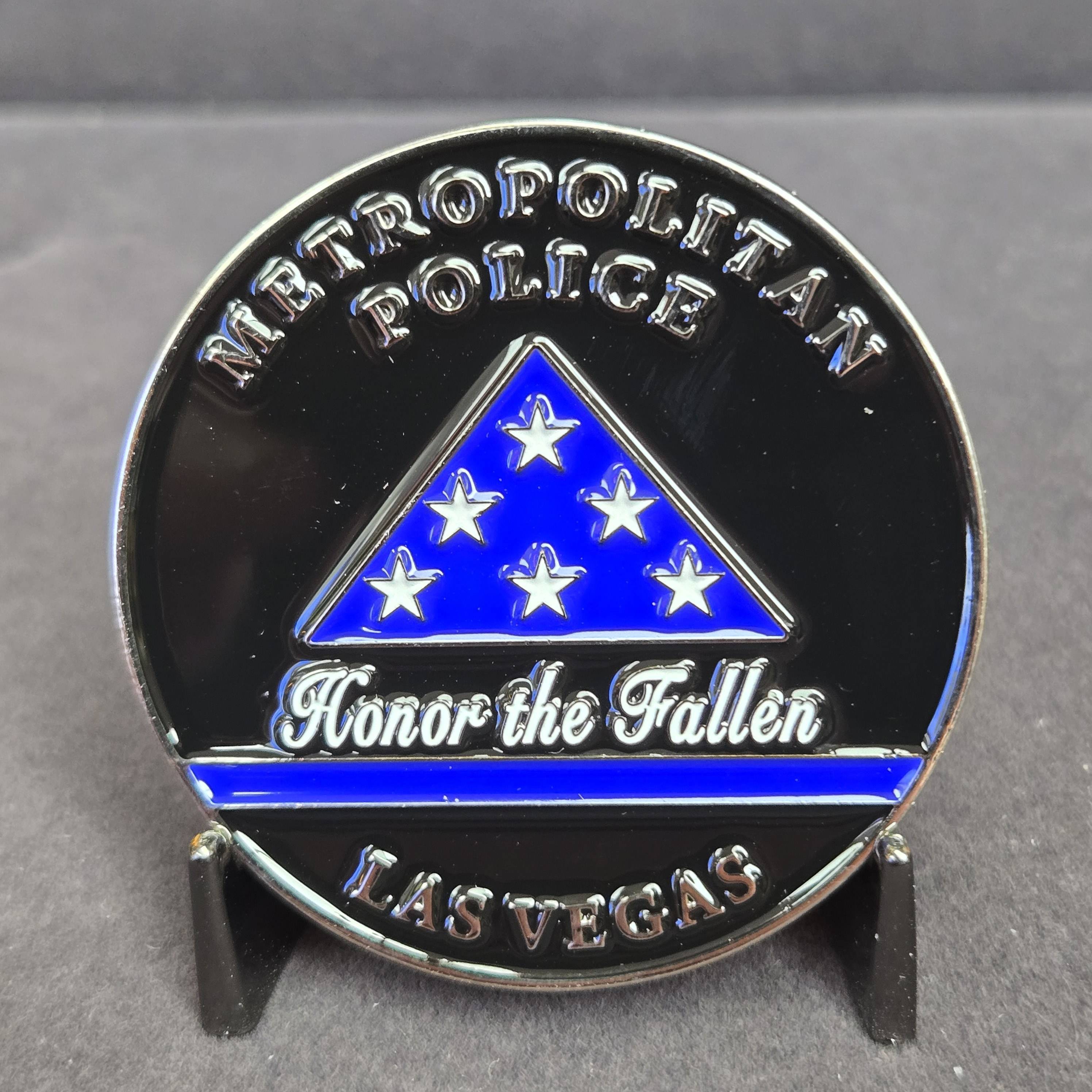 LVMPD Blue Line — back