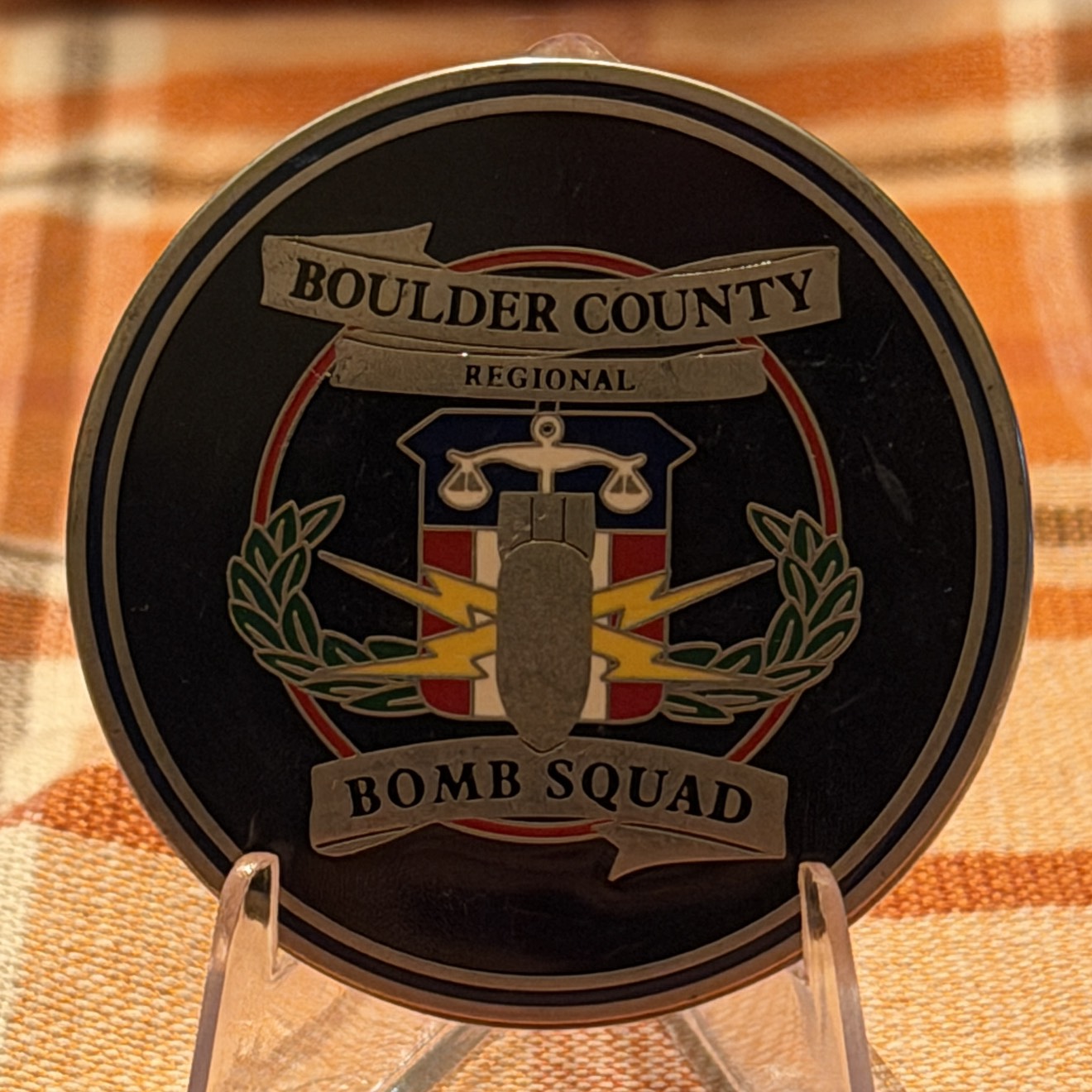 Boulder County regional bomb Squad — back
