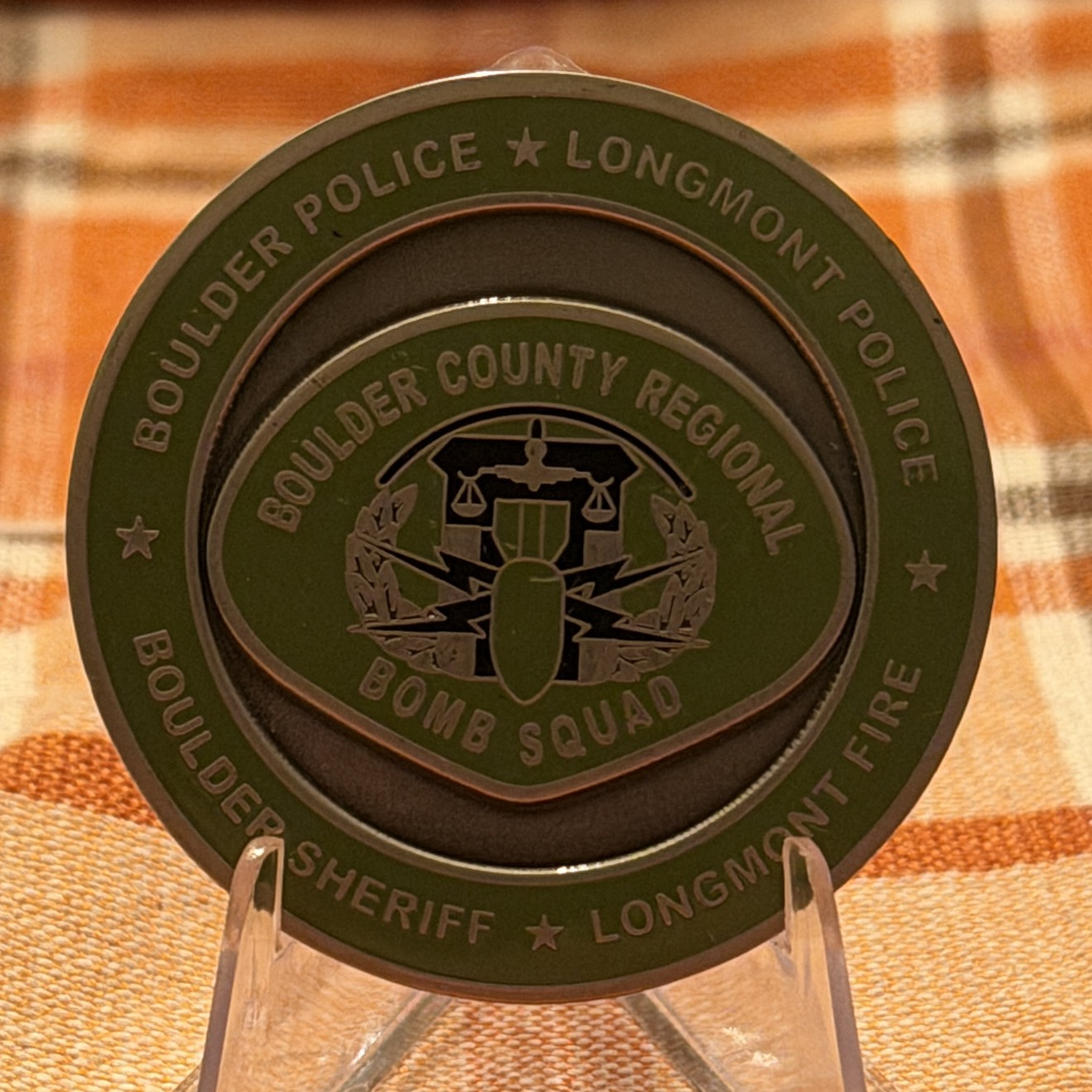 Boulder County regional bomb Squad — front