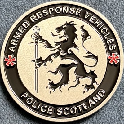 Police Scotland Armed Response Vehicles Challenge Coin