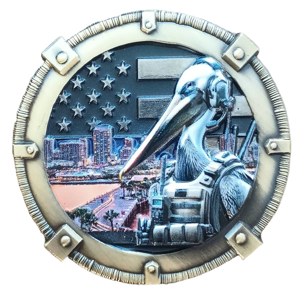 St. Petersburg Police Crisis Negotiation Unit Challenge Coin — front