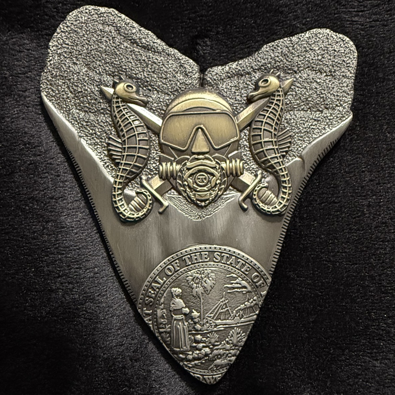 North Port Police Department Shark Tooth — front