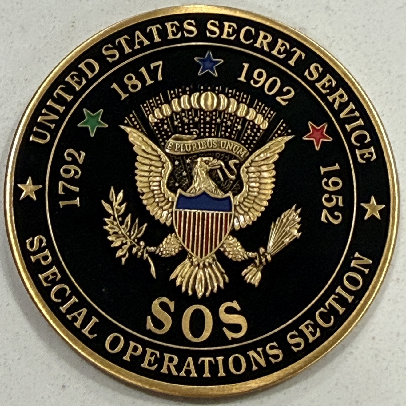 USSS Special Operations Section — front