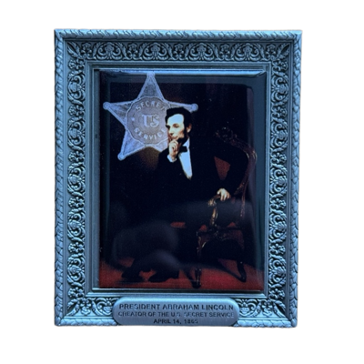 USSS - 160th Anniversary Lincoln Picture silver