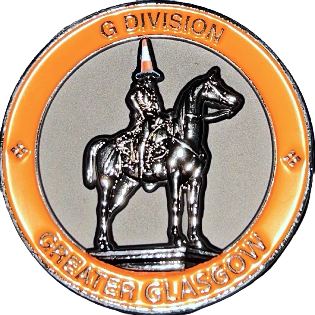 Police Scotland G Division Challenge Coin — front