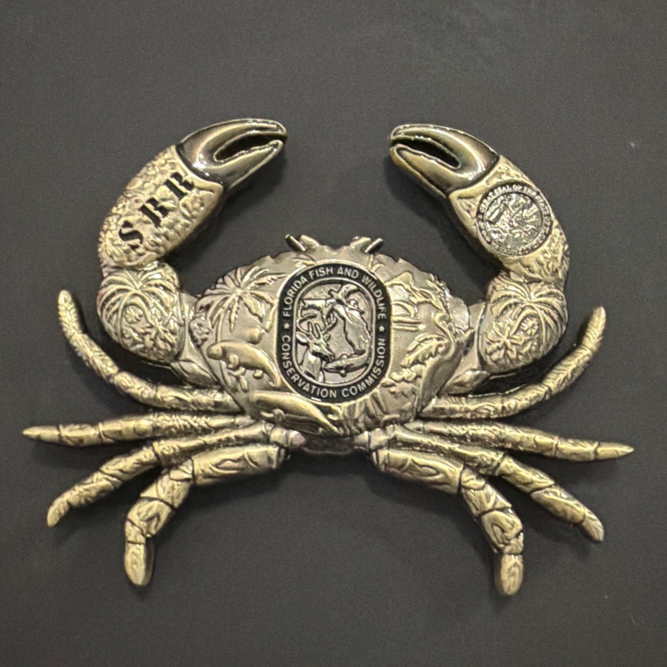 Crab - Gold — front