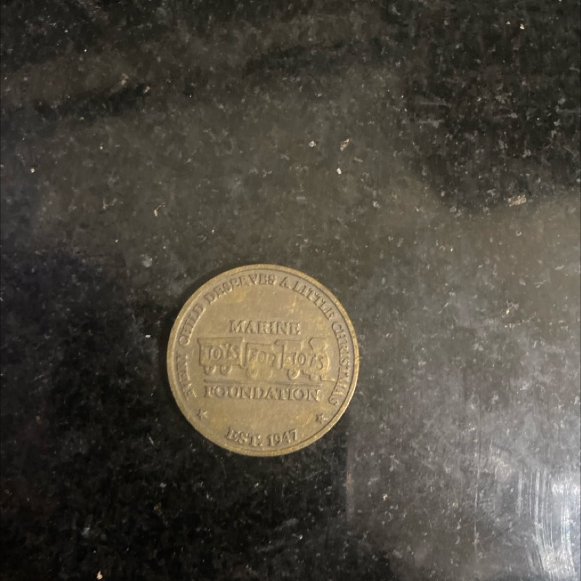 Marine Toys for Tots Foundation Coin – A Story of Giving Back — back