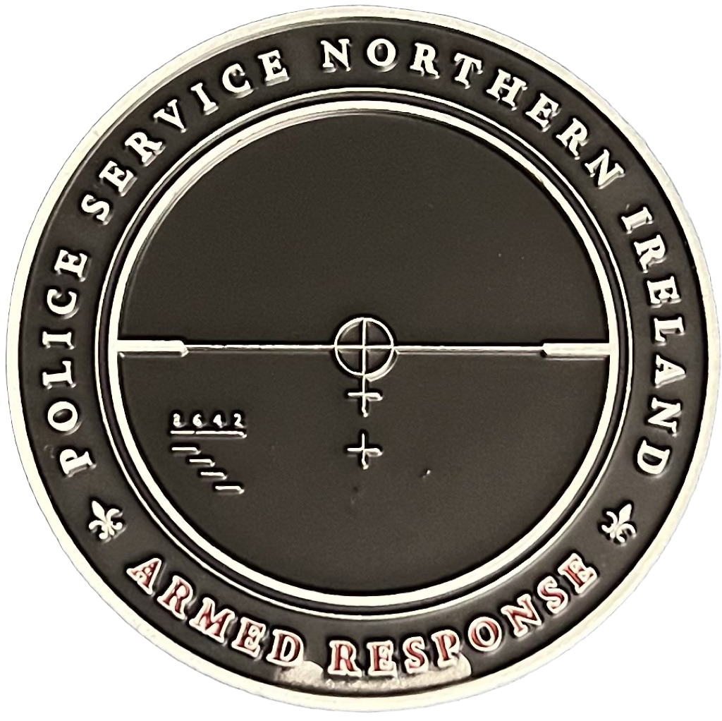 Police Service Northern Ireland Armed Response Challenge Coin — front
