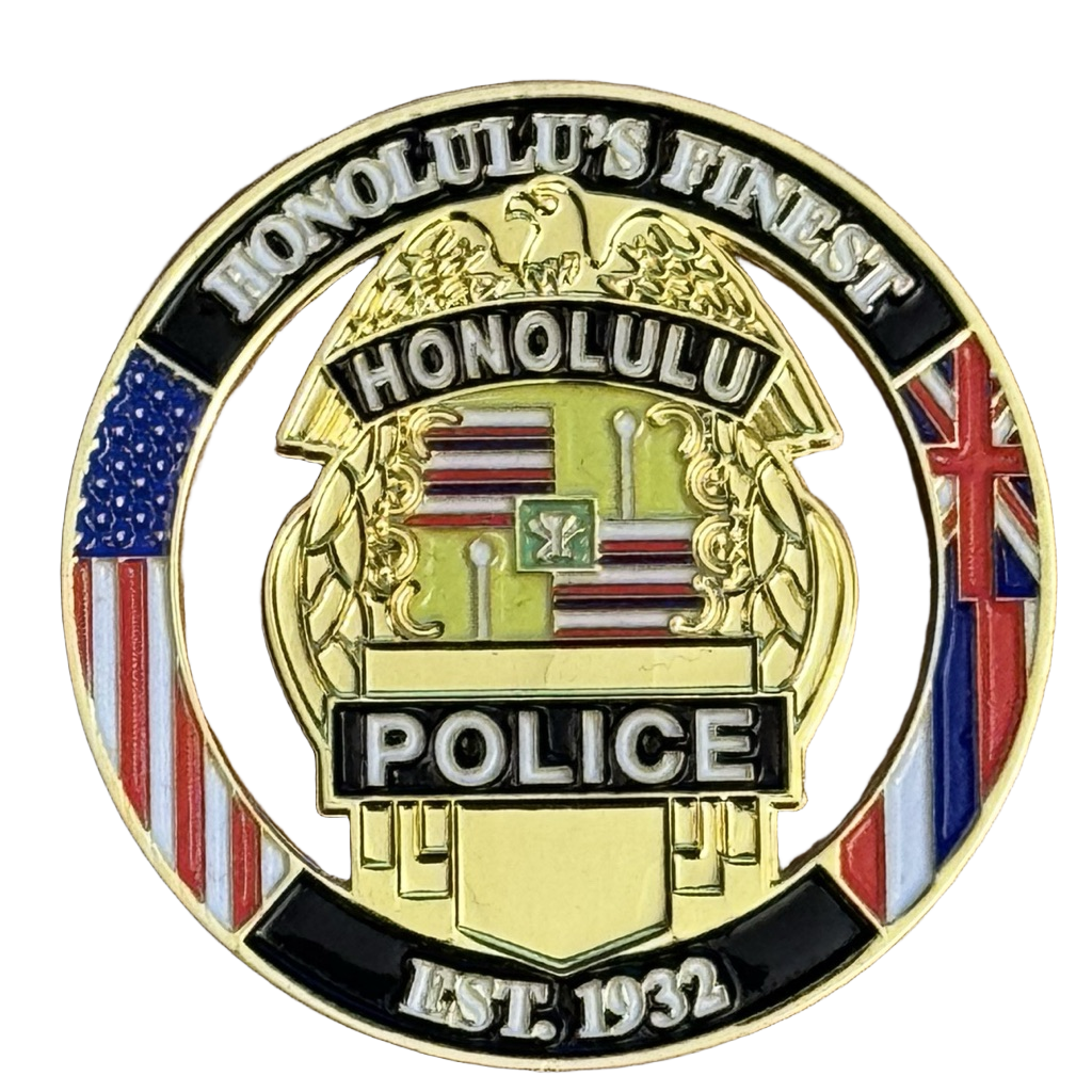 Honolulu Police - Department Coin - Hawaii — back