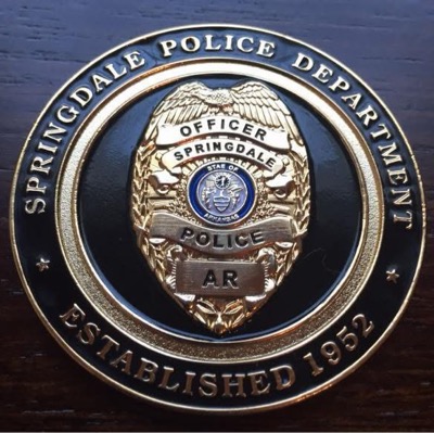 Springdale PD Department Coin