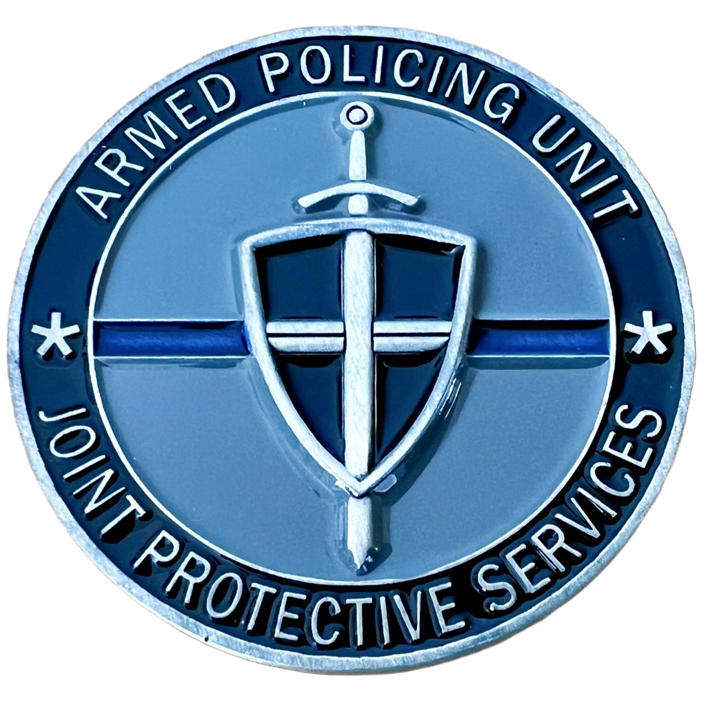 Bedfordshire Cambridgeshire Hertfordshire Armed Policing Unit Challenge Coin — back