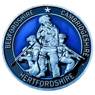 Bedfordshire Cambridgeshire Hertfordshire Armed Policing Unit Challenge Coin