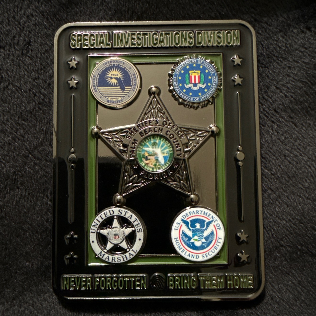 Palm Beach County Sheriff’s Office Special Investigations Division — back