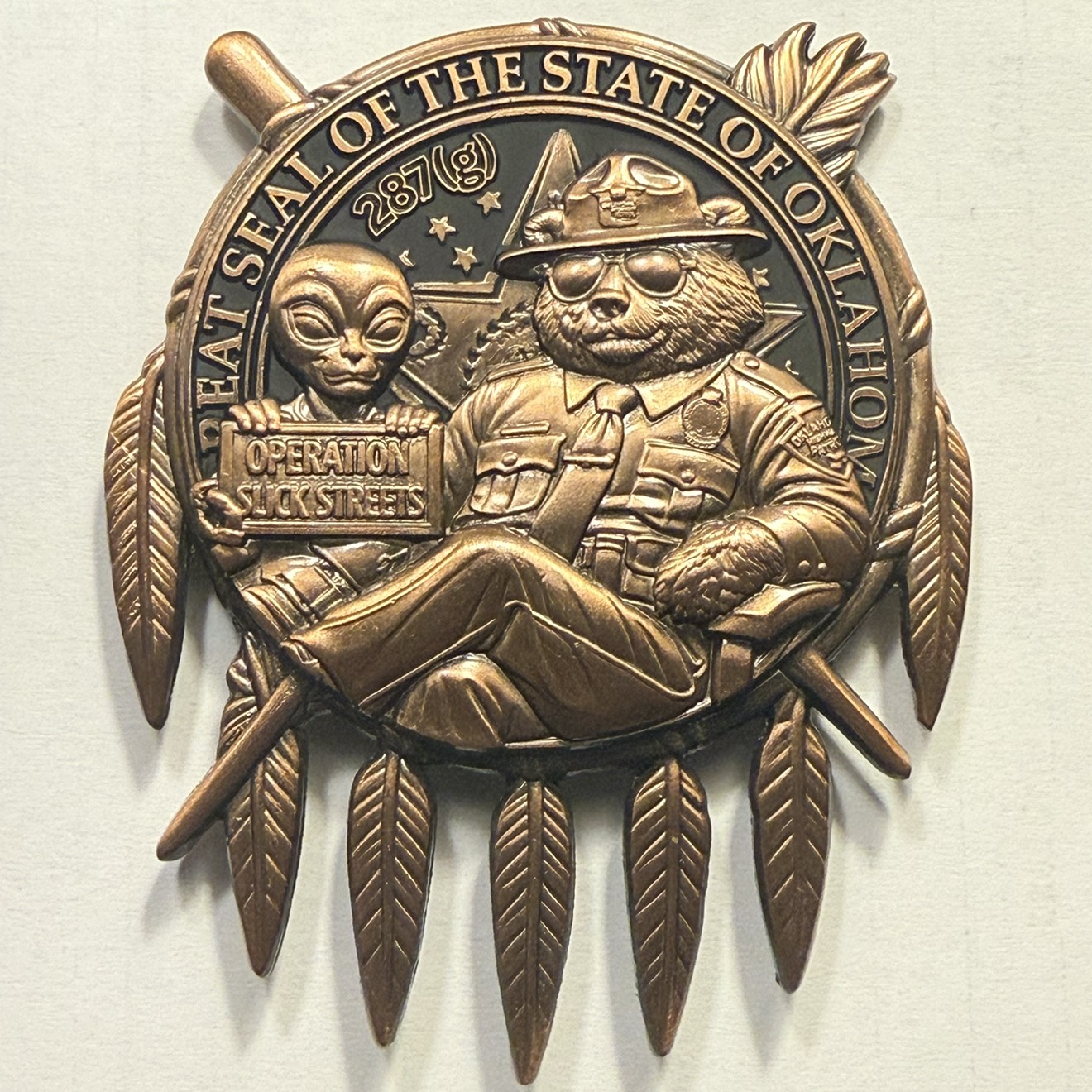 Immigration and Customs Enforcement/Oklahoma Highway Patrol Operation Guardian — back