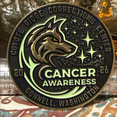Coyote Ridge Corrections Center Cancer Awareness Challenge Coin