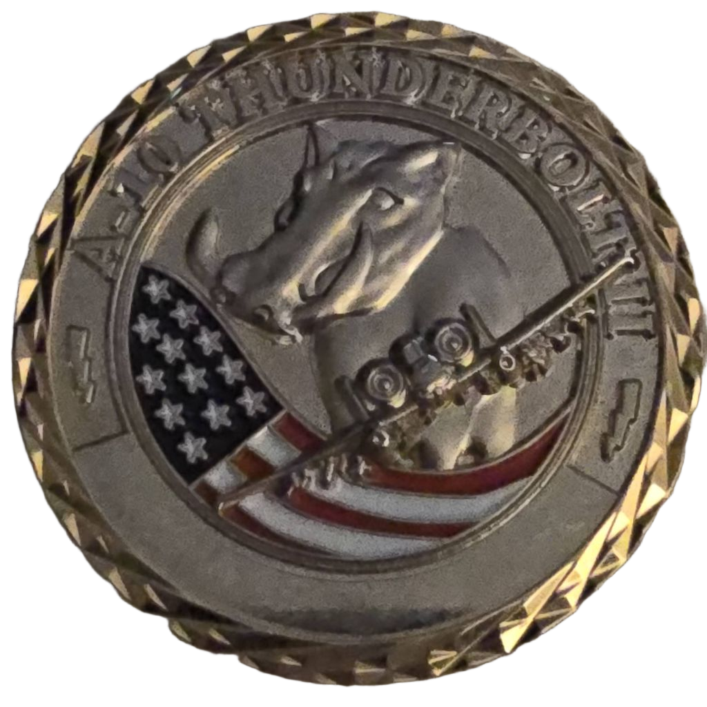 47th Fighter Squadron Challenge Coin — front