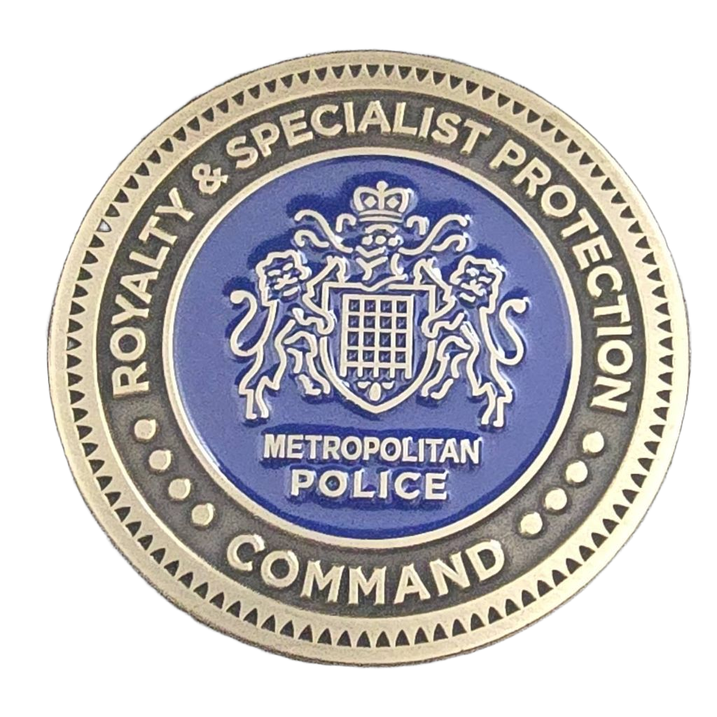 Metropolitan Police Royalty & Specialist Protection Command Coin — front