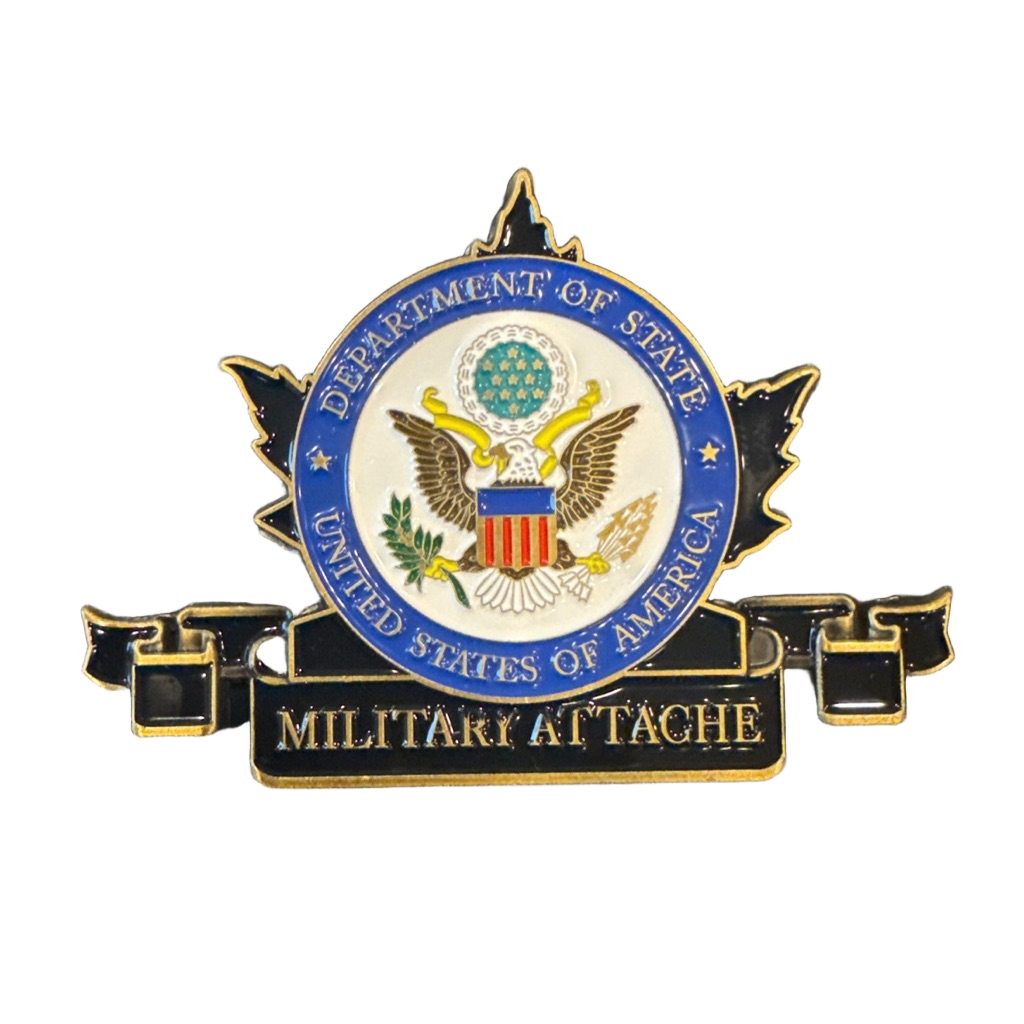 United States Embassy Ottawa Canada Military Attaché — back