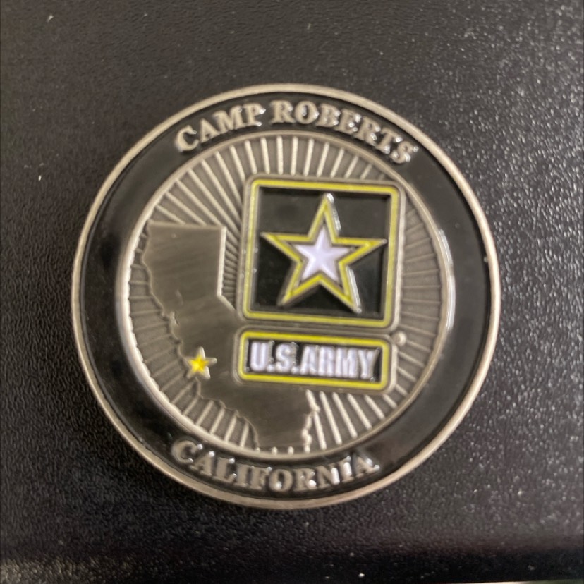 Camp Roberts, California – U.S. Army National Guard Installation Coin — back
