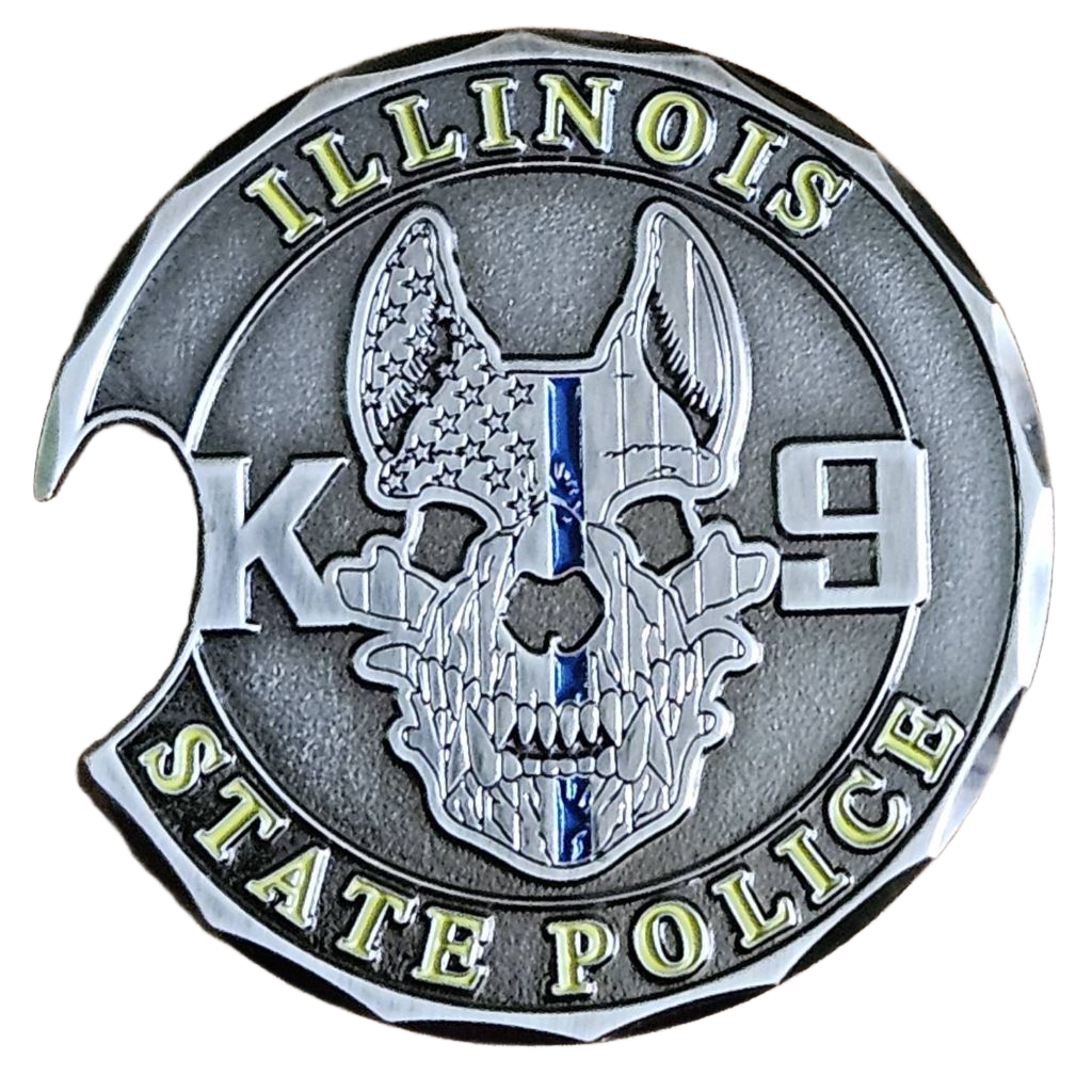 Illinois State Police K9 — back